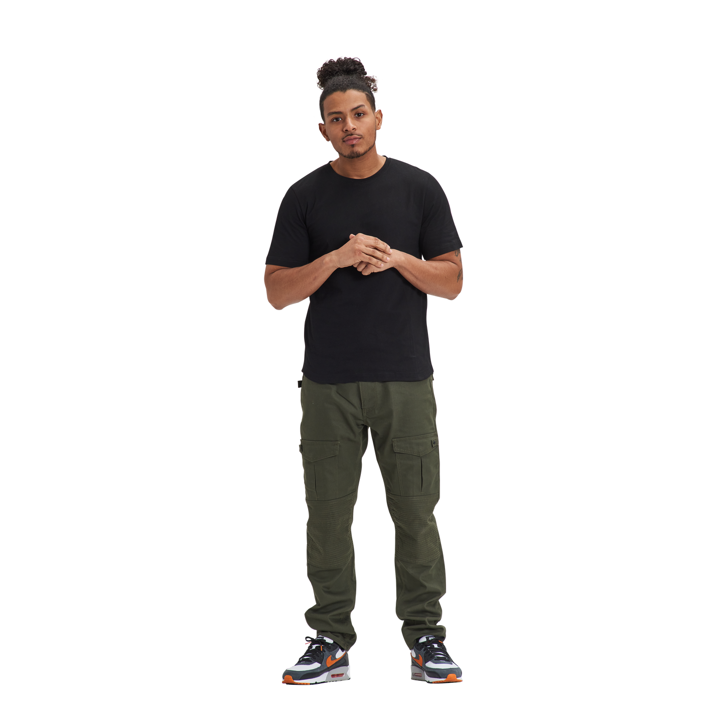 The Kulture MIA Drop Cut Tee (3) PK Black / Charcoal / Heather.